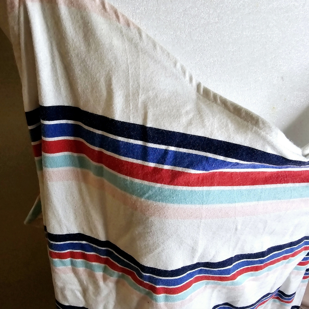 TORRID | White Striped Tank Top | Size 30 - Picture 6 of 7
